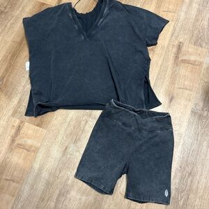 FP Movement by Free People Charcoal Two-Piece Set